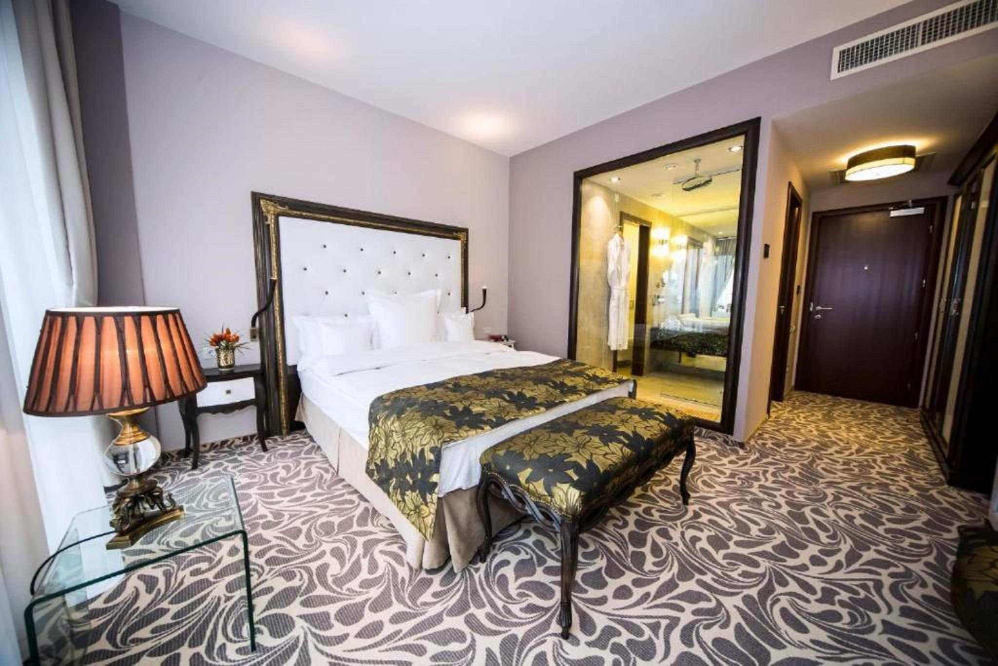 Pleiada Boutique Hotel & Spa Iasi Buitenkant foto A room at the hotel