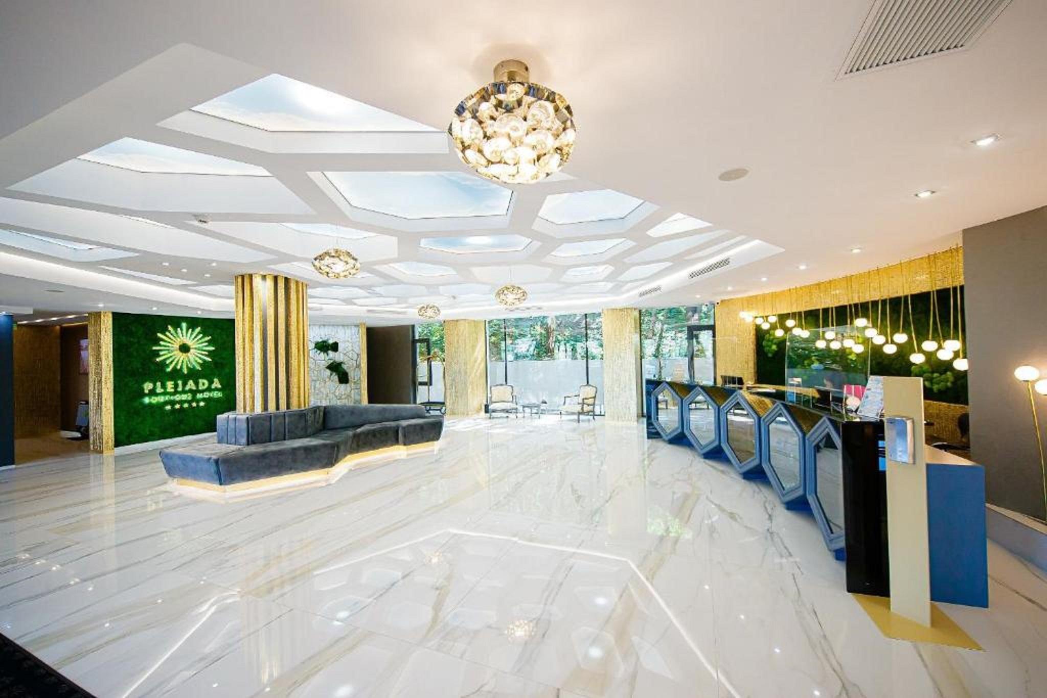 Pleiada Boutique Hotel & Spa Iasi Buitenkant foto Lobby